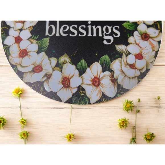 Litha Blessings Metal Tin Sign 8x8 Pagan Summer Solstice Decor - Picture 6 of 11